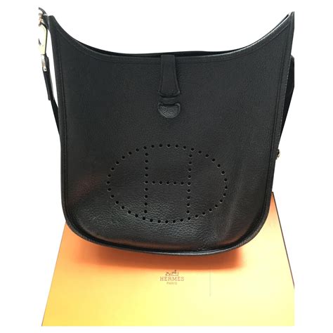 hermes tasche evelyn schwarz